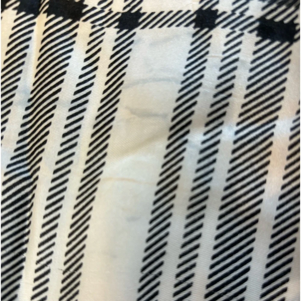 Vtg 1950s Glentex Scarf Made in Japan Silk Blend Plaid Neutral Academia MCM